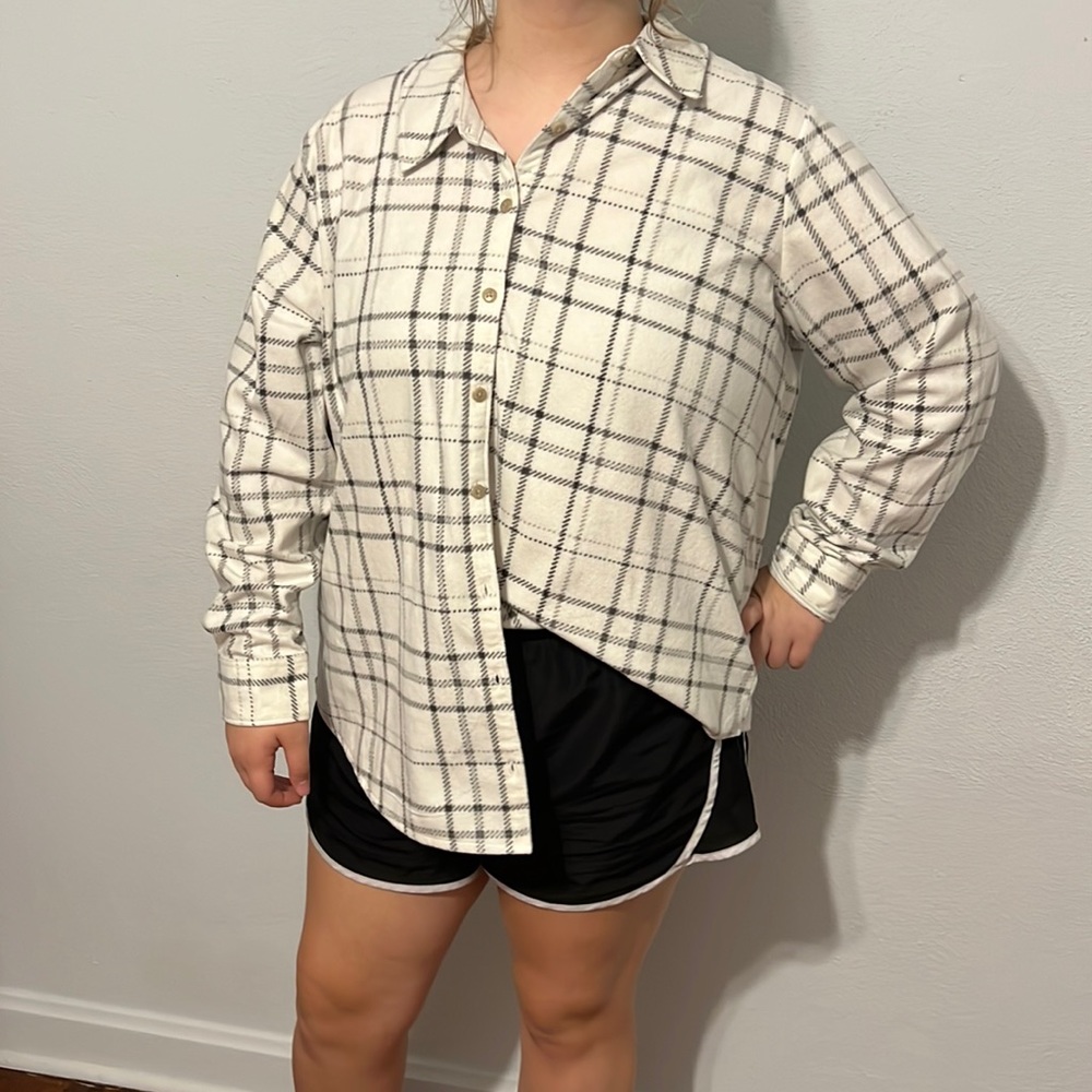 Black and white flannel